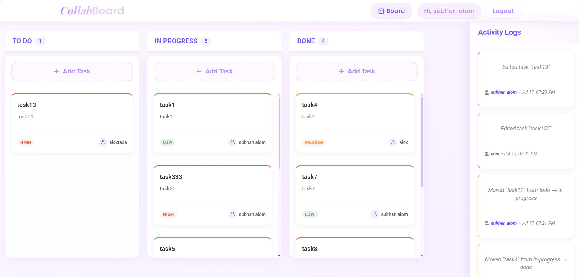 CollabBoard preview